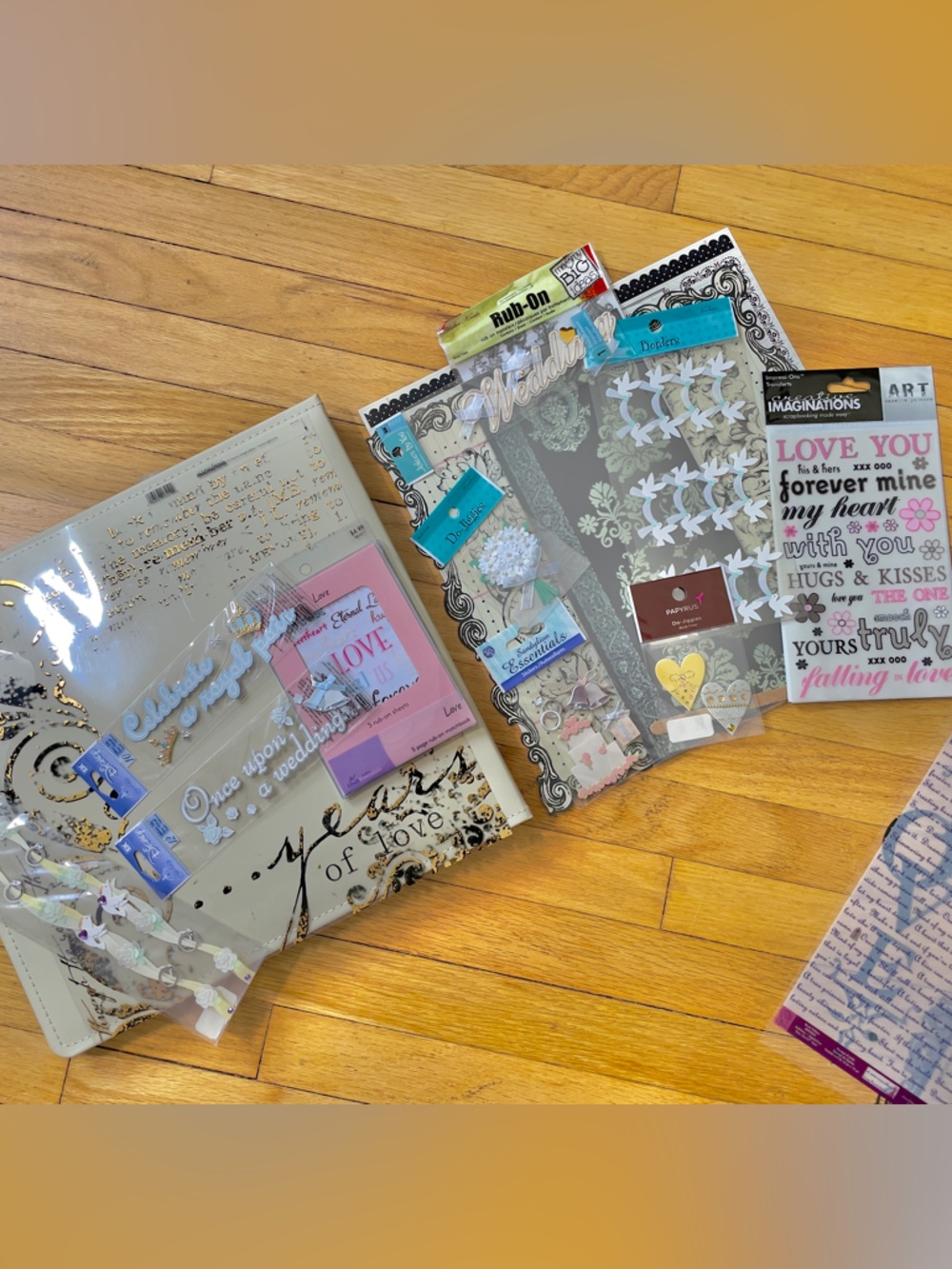 Wedding Scrapbook Kit with Stickers - Picture 5 of 14